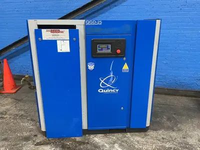 Used 2011 QUINCY COMPRESSOR QGD25 Rotary Screw & Sliding Vane Air Compressors Ohio US | HGR 24 #1566832
