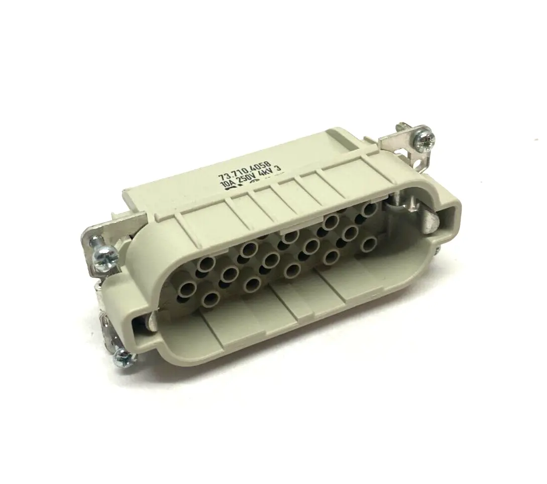 73.710.4058 | Wieland  Heavy Duty Connector Insert 40+PE Contacts - New Other