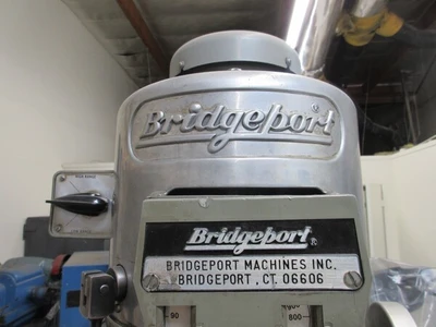Bridgeport, vertical mill, digital read out, 2 HP, 240 V.