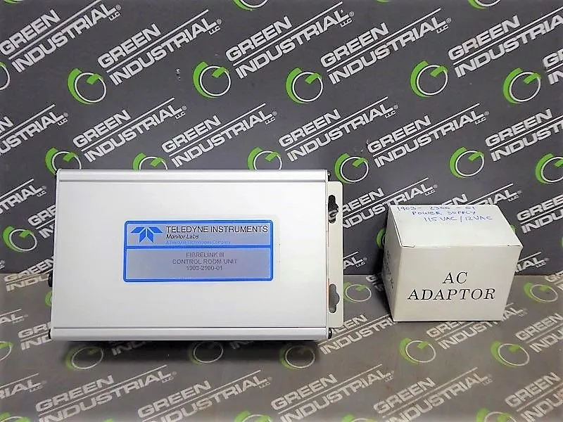 Teledyne Instruments 1903-2100-01 Fibrelink III Control Room Unit New