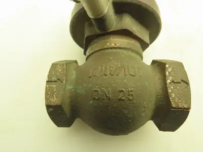 Valvaut Effepi Z200306E Pneumatic Air Controlled Globe Valve 1" NPT PTFE Bronze