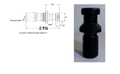 39x CT50 CAT 50 Pull Studs Retention Knobs Matsuura VX1500 VX-1500 TSC