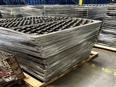 BULK QTY OF ROLLER RACKING W/ BEAMS