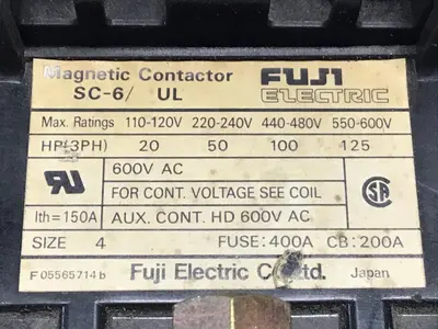USED FUJI ELECTRIC SC-6/UL