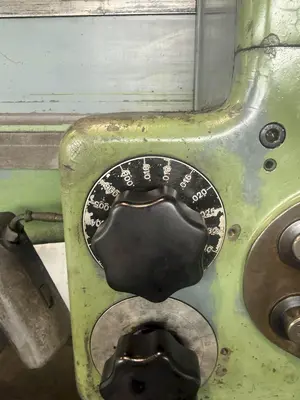 5' X 15" WEBO RADIAL ARM DRILL. STOCK # 0222126