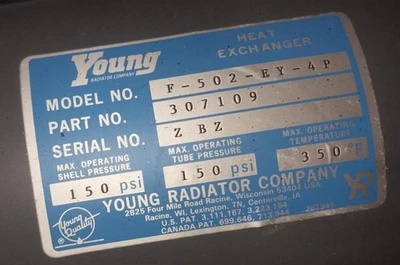 USED YOUNG RADIATOR 789789789789789789
