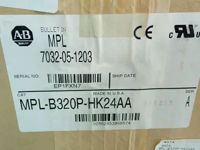 NEW ALLEN BRADLEY MPLB320PHK24AA