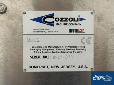 USED Cozzoli Cozzoli GW24 Vial Washer
