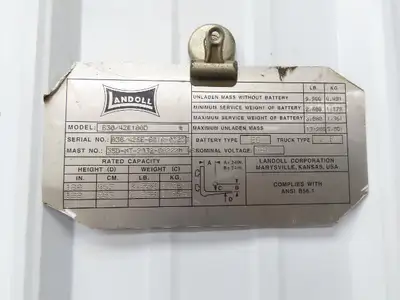 Landoll Curtis FP-6 Electric Bendi Forklift Accelerator Pedal & Potentiometer