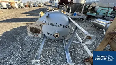 USED Plant Maintenance Service Corp. 200 Gal Plant Maintenance Receiver Tank, C/S, 90#