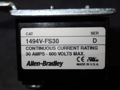 New | in-Stock ALLENBRADLEY 1494VFS30 Fuse Accessories Ohio US | HGR 24 #1181061
