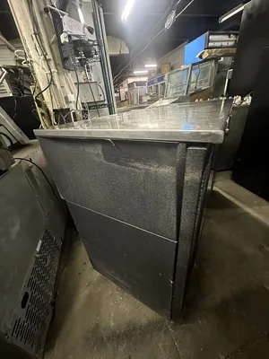 174-0235 Glastender 60" Glass Door Self Contained Back Bar Bottle Cooler