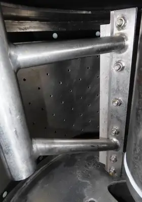 Ketema Mark III 32 x 20 perforate basket centrifuge, 316SS.