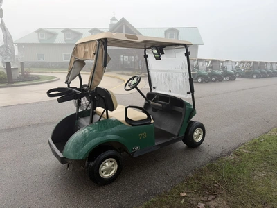 (1) 2019 E-Z-Go EFI golf cart with a Kawasaki gas engine, model 657061G01, includes canopy, fold-dow...