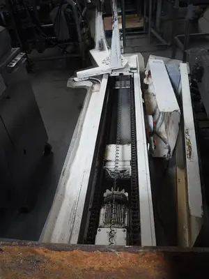 USED STAINLESS STEEL MOLINE 38-FOOT SHEETER LINE WITH EXTRUDER
