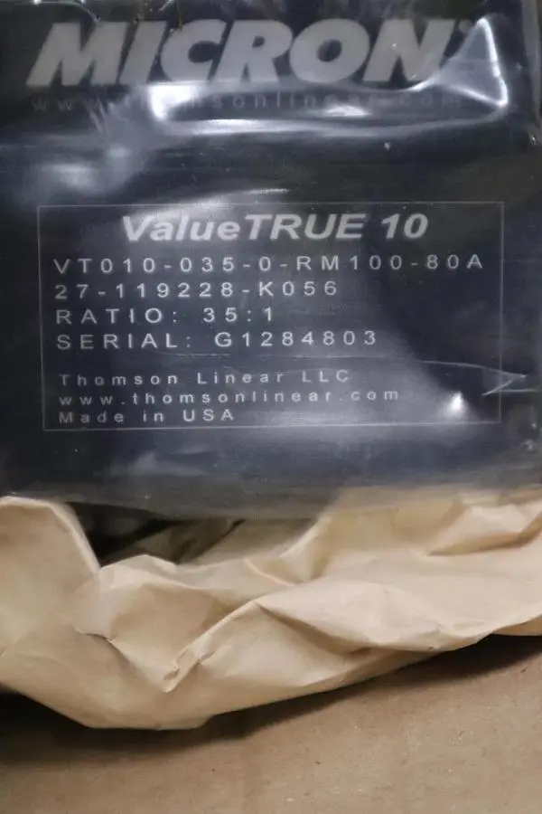VALUETRUE 10 VT010-035-0-RM100-80A/VT0100350RM10080A PLANETARY GEARBOX #K-1555-A