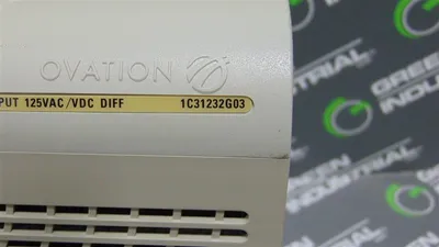 Westinghouse Emerson 1C31232G03 Ovation Differential Digital Input Used