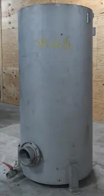 SPC8686  Tank 350 gallon vertical tank, Stainless Steel, flat