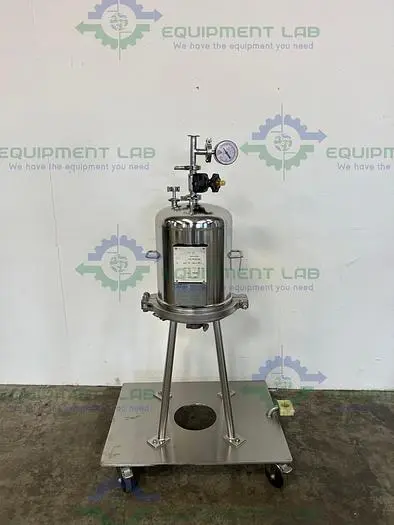 Used BEGEROW BECO-INTEGRA STAINLESS STEEL FILTER HOUSING W/ VALVES, 12" SS HOUSING Filters | Equipment Lab #486199