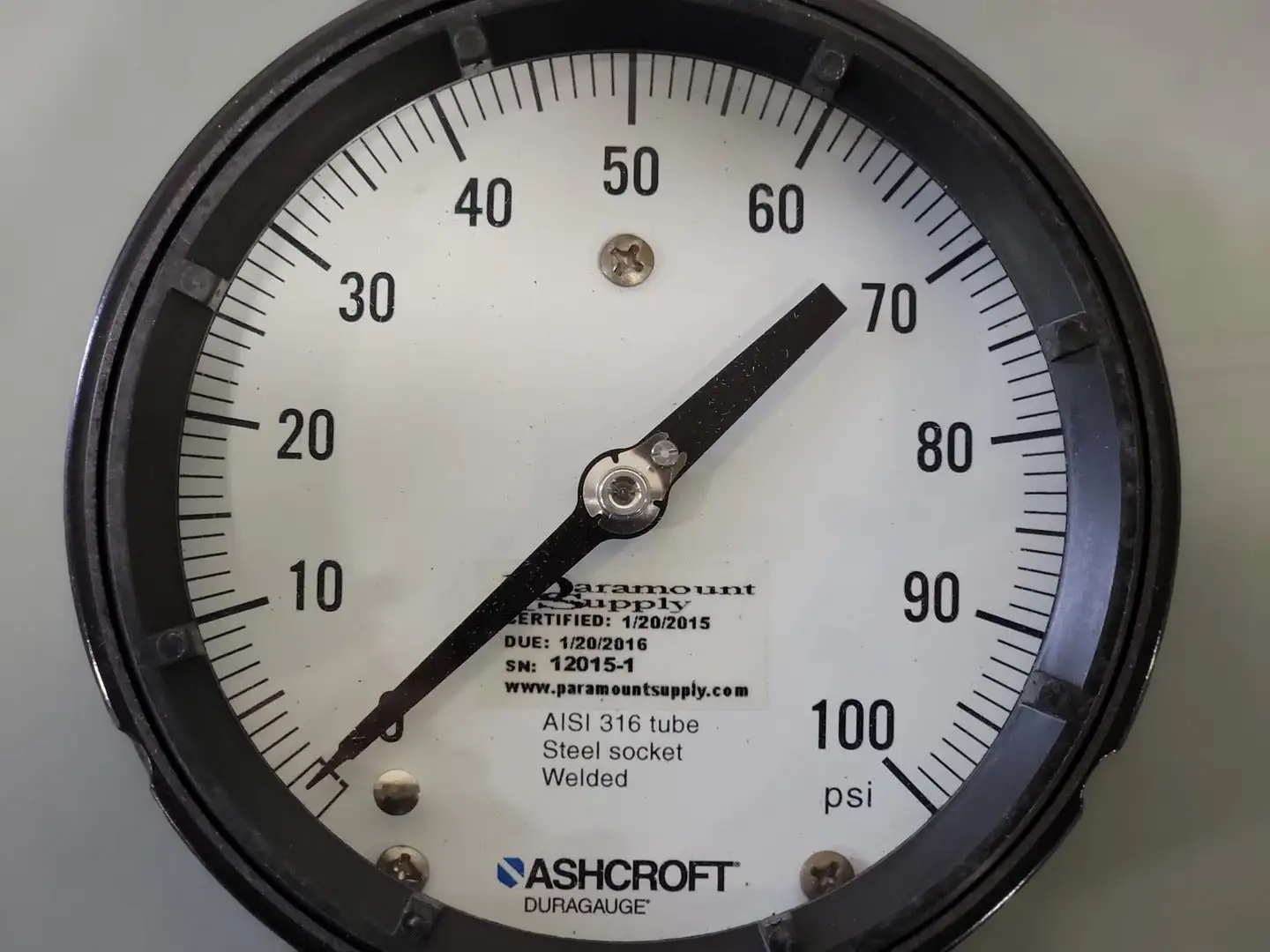 New | in-Stock ASHCROFT 45-1279-RS-04L-100 Parts (Hydraulics and Pneumatics) British Columbia CA | Lenmark #259541