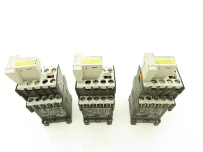 Siemens 3TF2001-0BB4 Contactor Block Diode Set 16A 600VAC 5HP Lot of 3