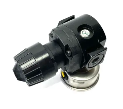 USED WILKERSON MODULAR PRESSURE REGULATOR, FULL FLOW PORTS 1/4" NPT