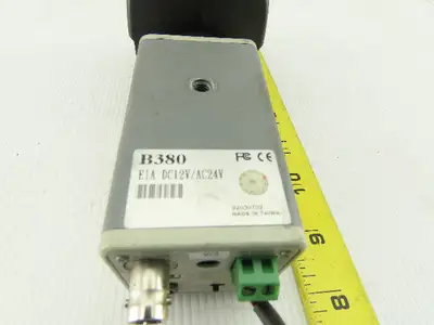 ARM Electronics B380 Monochrome Camera EIA DC12V/AC24V W/Pelco Zoom Lens