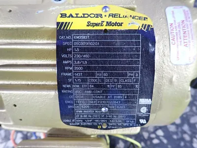Used BALDOR EM3583T A.C. Motors Ohio US | HGR 24 #1271898
