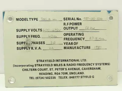 Strayfield 3.00.587 | 15.01.040 ISS3 | cpo 85 9 Relay Circuit Board 110v Input