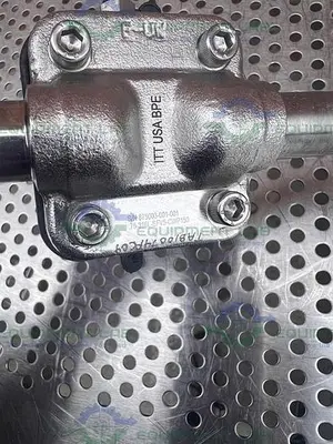 USED ITT PURE FLO .75-316L-SFV5 4 -WAY DIAPHRAGM VALVE W/  3/4"  SANITARY FITTING