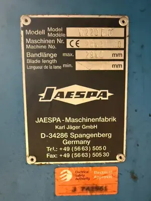 Used JAESPA W220DG Misc Industrial Equipment Ontario CA | Aucto #483763