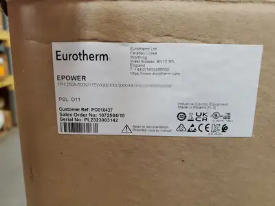 USED Eurotherm EPOWER/1PH-250A/600V/115V/XXX/XXX/XXX/XX Controller Unit