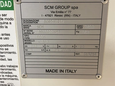 Used 2022 SCM OLIMPIC K360 Edge Banders South Carolina US | MachineryMax #1545706