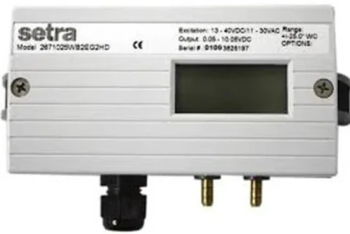 Setra 2671010WD11A1FD DPT2671-010D-DA Pressure Transmitter, 267, 10 WC, .4%, LCD [New]