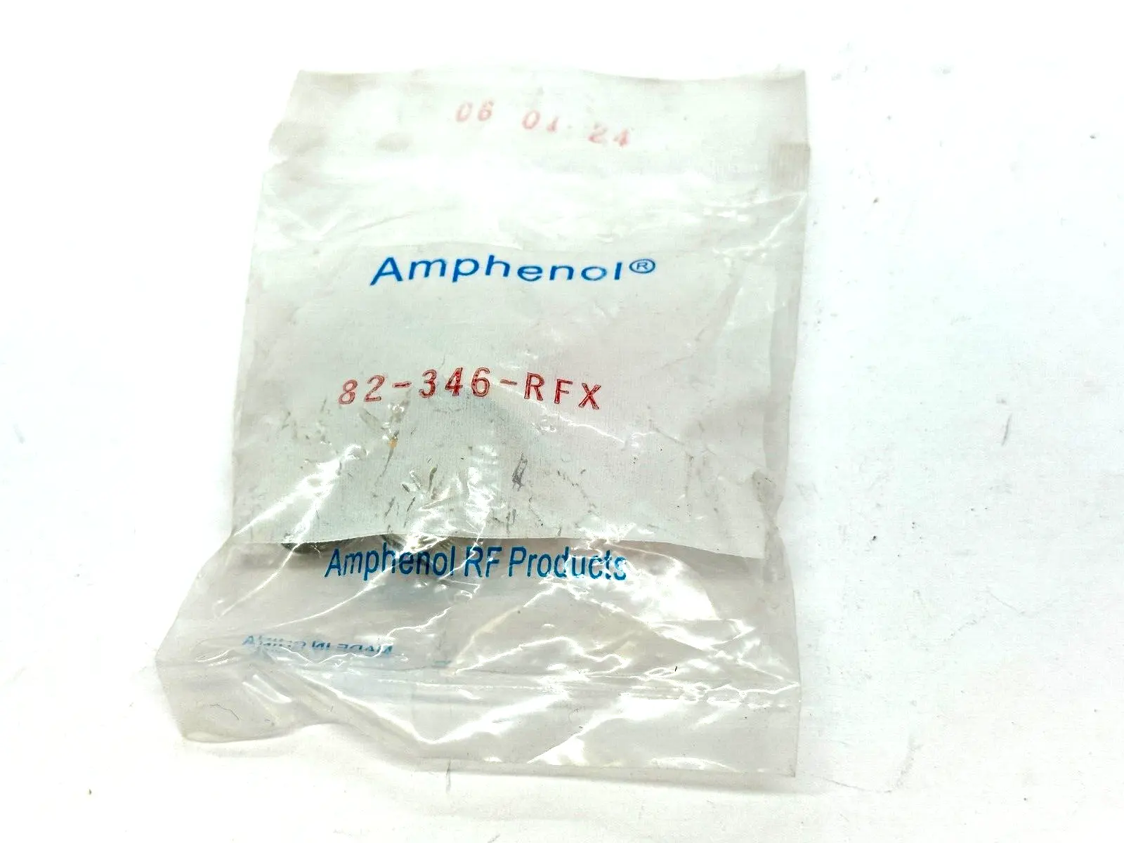 082-346-RFX | Amphenol RF  N-Type Straight Crimp Jack RG-8 RG-213 RG-225 50 Ohm - New
