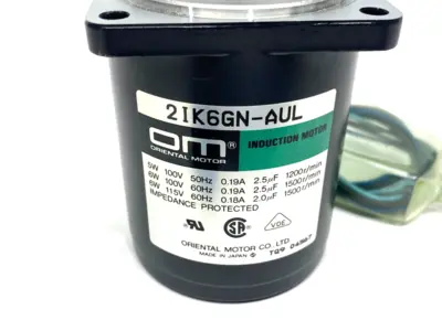 USED ORIENTAL MOTOR INDUCTION MOTOR SINGLE-PHASE
