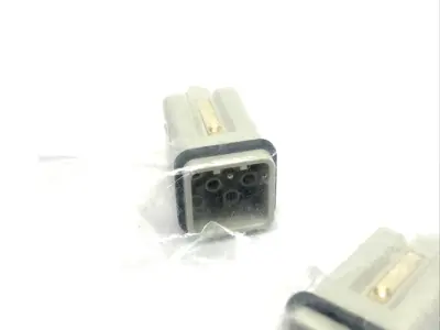 CQM-12,CQM 12 | ILME CQM 12 Male Crimp Connector Insert 12 Pole + PE, 10A, Mencom CQM-12 7-PK - New – Open box