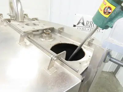 Groen Direct Steam Kettle 200 Gallon Food Grade Mixing Tank 1/3Hp Lightnin