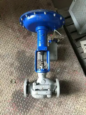 Kieley & Mueller 1350-02 2″ Steel Pneumatic Actuated Plug Valve w/ Positioner