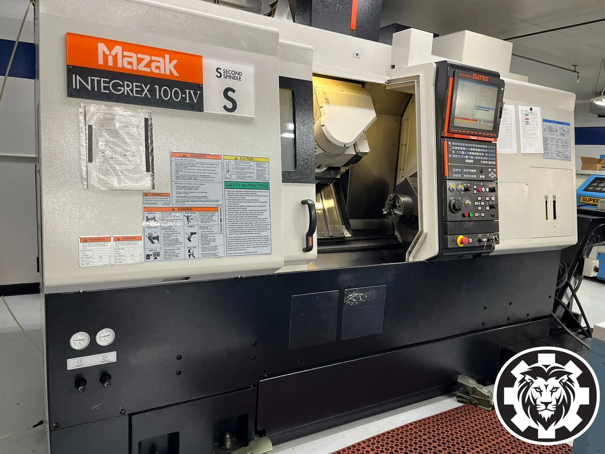 MAZAK INTEGREX 100-IVS CNC Lathe, 2006 - 6000 RPM Spindle