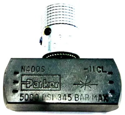 NEW PARKER N400S 11CL NEEDLE VALVE 5000PSI
