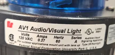 USED Federal Signal Federal Signal Av1