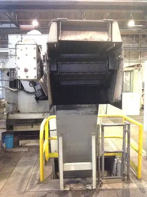 USED HEGENSCHEIDT PN 190 CNC PORTAL WHEELSET LATHE