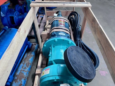 6" Vaughan Vertical Pump, Rated 40HP