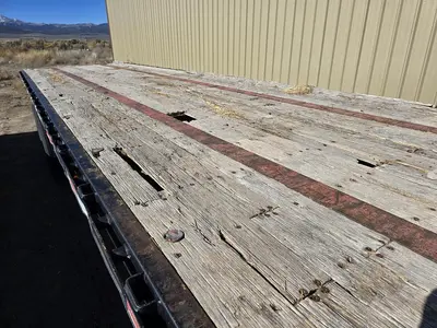 Used 2001 TRANSCRAFT 48' Flatbed Trailers Utah US | Berry Machinery #910873