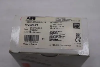ABB Contactor Relay NFZ22E-21 NEW IN BOX STOCK G234A