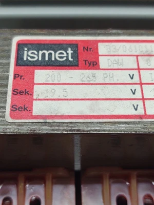USED ISMET 92/088195