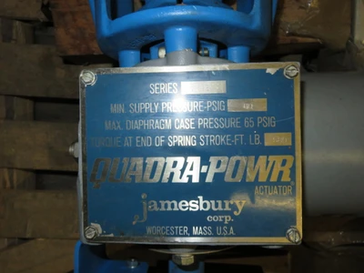Neles Jamesbury 10"-150  model 5150 Ball Valve with Pneumatic Actuator , Unused