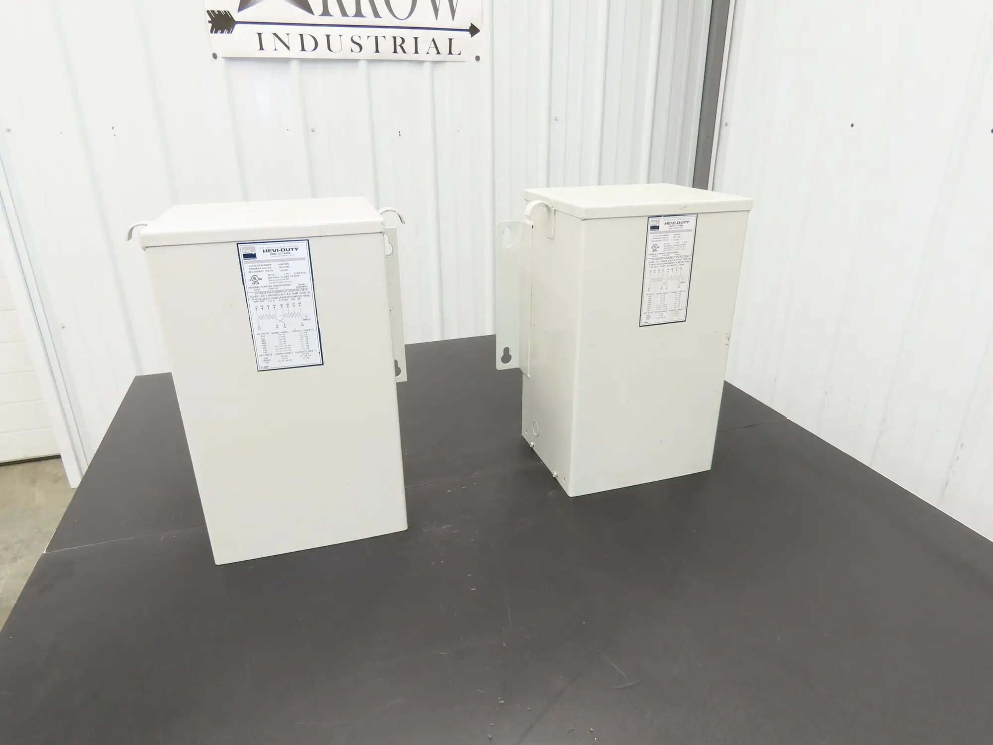Hevi-Duty Wall Mount Transformer 5KVA 1PH HV 240/480V LV 120/240V Lot of 2