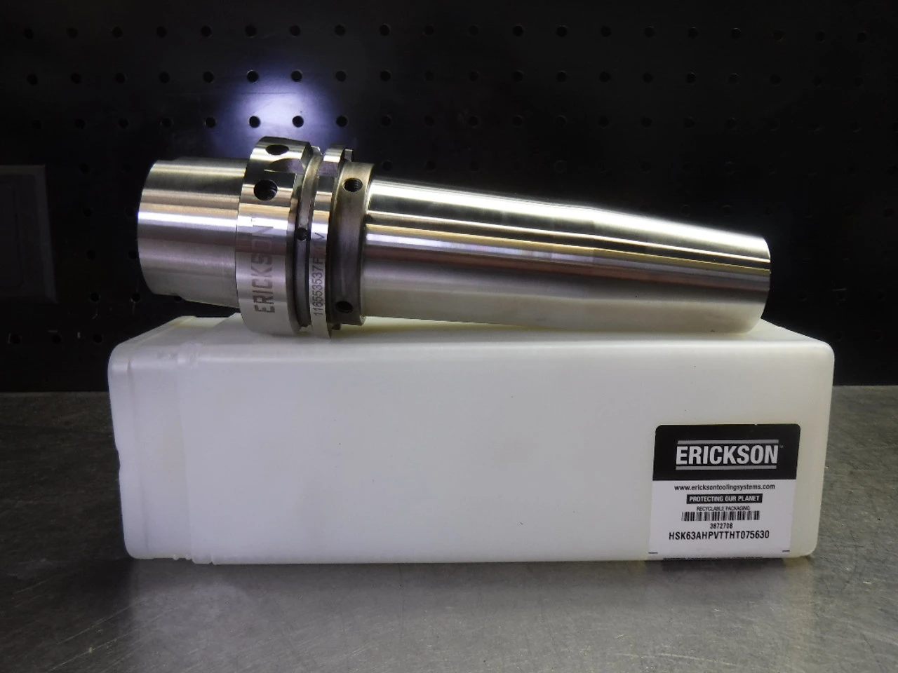 Erickson HSK63A 3/4" Shrink Fit Tool Holder HSK63AHPVTTHT075630 (LOC2453B)